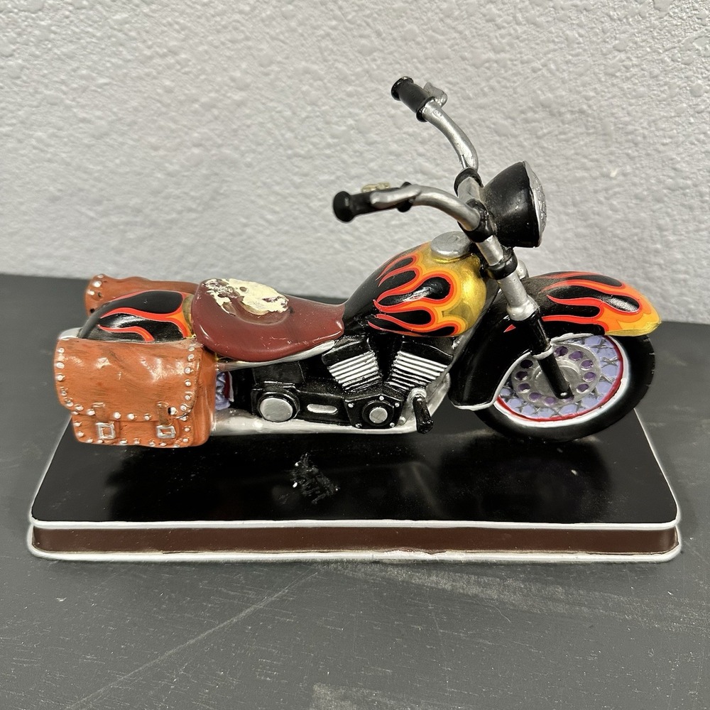 Vintage Danbury Mint Bad To The‎ Bone Motorcycle With No Rider